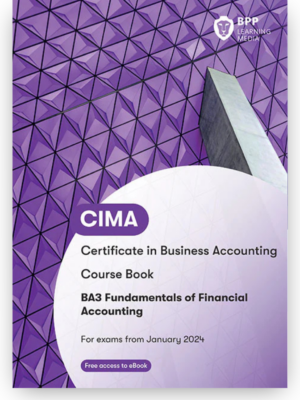 BPP CIMA BA3 Fundamentals of Financial Accounting Course Book 2026